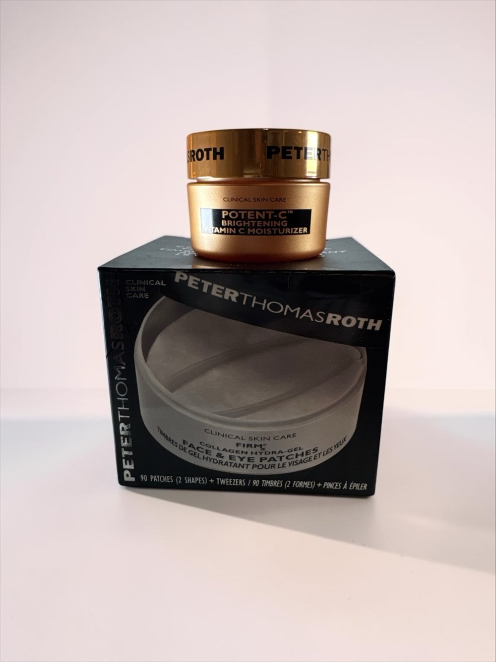 Peter Thomas Roth FirmX Collagen Hydra-Gel Patches (90 Ct) + Potent-C Moisturize
